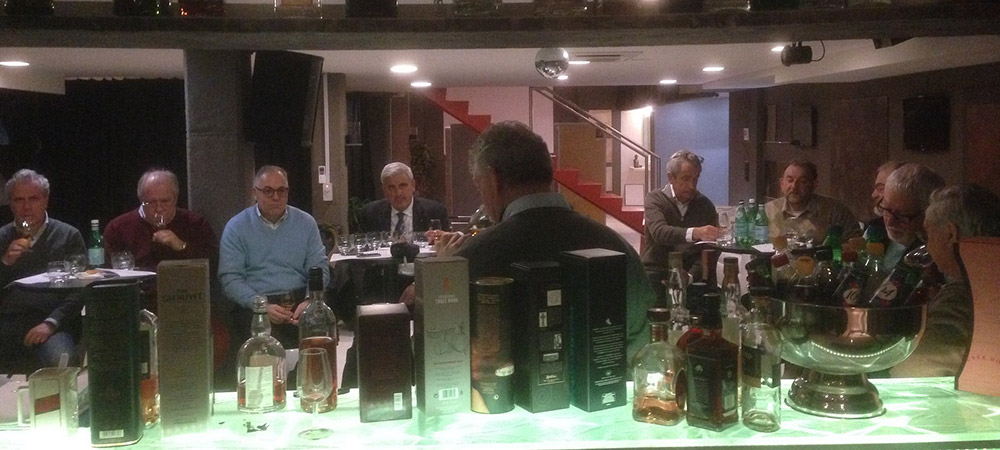 Serata degustazione whisky organizzata da Lionsclub